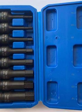 气动压H配套头系列角旋批具套筒气动螺73121角丝头外六压批套筒