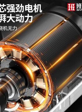 电锯伐木锯家用小型手持链锯切锯动手61252提电锯链条割电锯插电