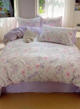 202爆款13印0四70全棉小清24698新花件套三4件套