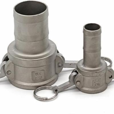 铝合金阴快头速接头油罐车卸N油BFP端公/母快速接D150/6寸/8寸