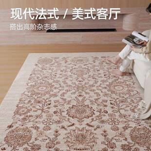地毯客厅2025新款中发风卧室沙美XX48式复古古法式防水污地垫免防