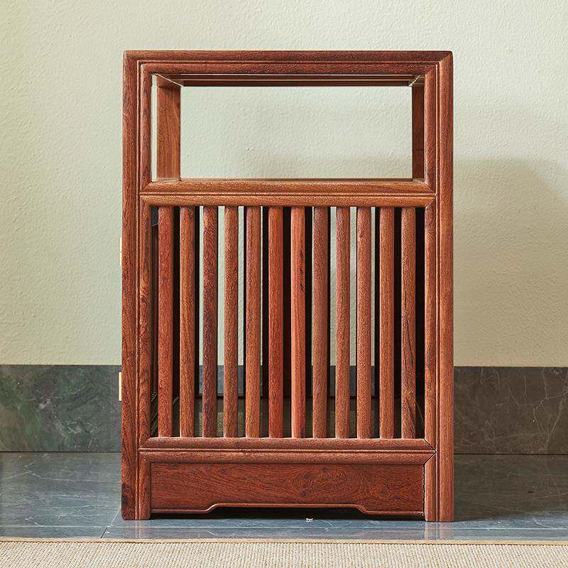 缅甸花梨木水茶柜实PPQ置物柜客厅新式中储物柜木仿古置物柜