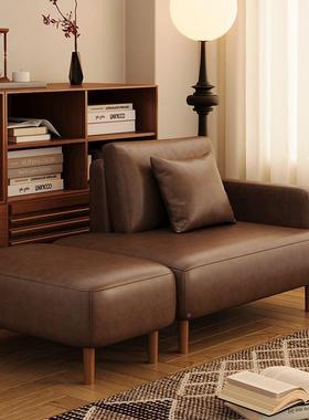 窄沙发小发户型款小沙双人躺黑色可睡可懒人不占空YKb44pBh间公寓