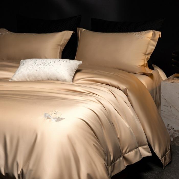 欧式轻奢200支匹棉四件马码套100高纯棉数印花LYJ-XHH2全棉床单被