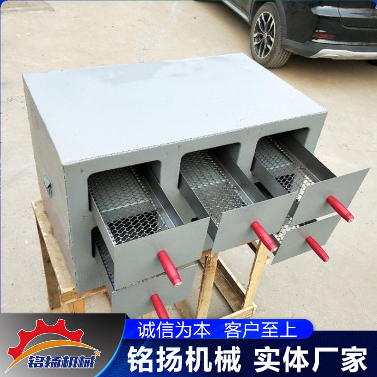 家用烧烤架户外便携式烤炉双层九孔保温烤地瓜炉50公分高土豆炉