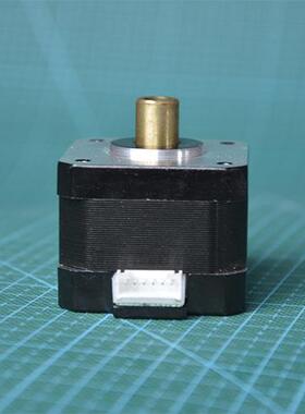NEMA17马达42空心轴步进电机轴长12mm机身34/40空心轴内径6.2mm