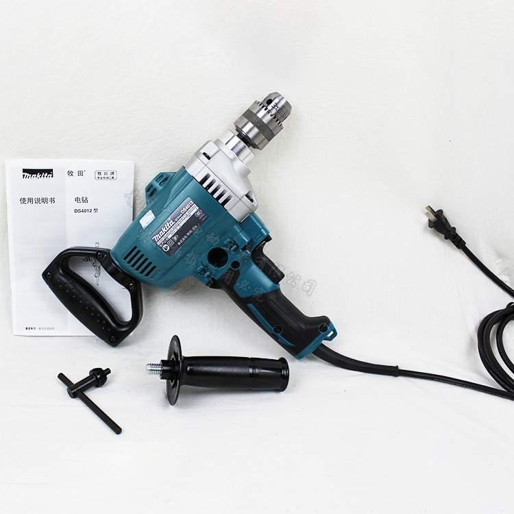 makita牧田DS4012电钻工业级飞机钻13mm多功能大功率调速手电钻