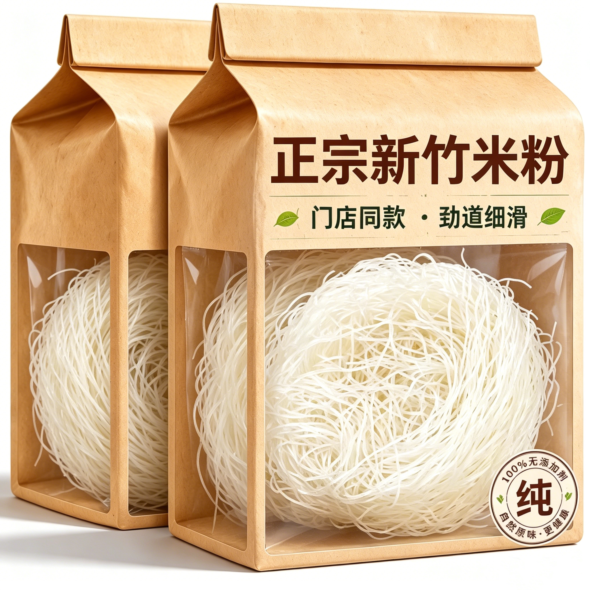 广东正宗新竹米粉官方旗舰店纯大米10斤手工炒米粉无添加台湾特产