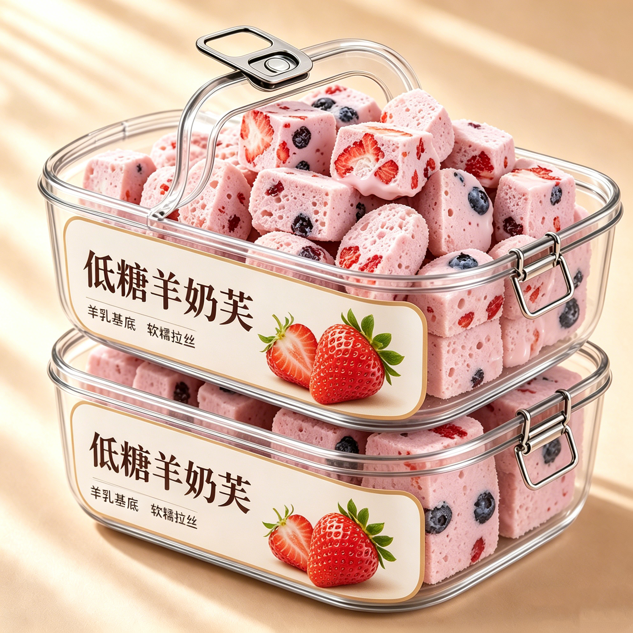 正品草莓味羊奶芙官方旗舰店网红冻干零食正版拉丝长条无添加儿童