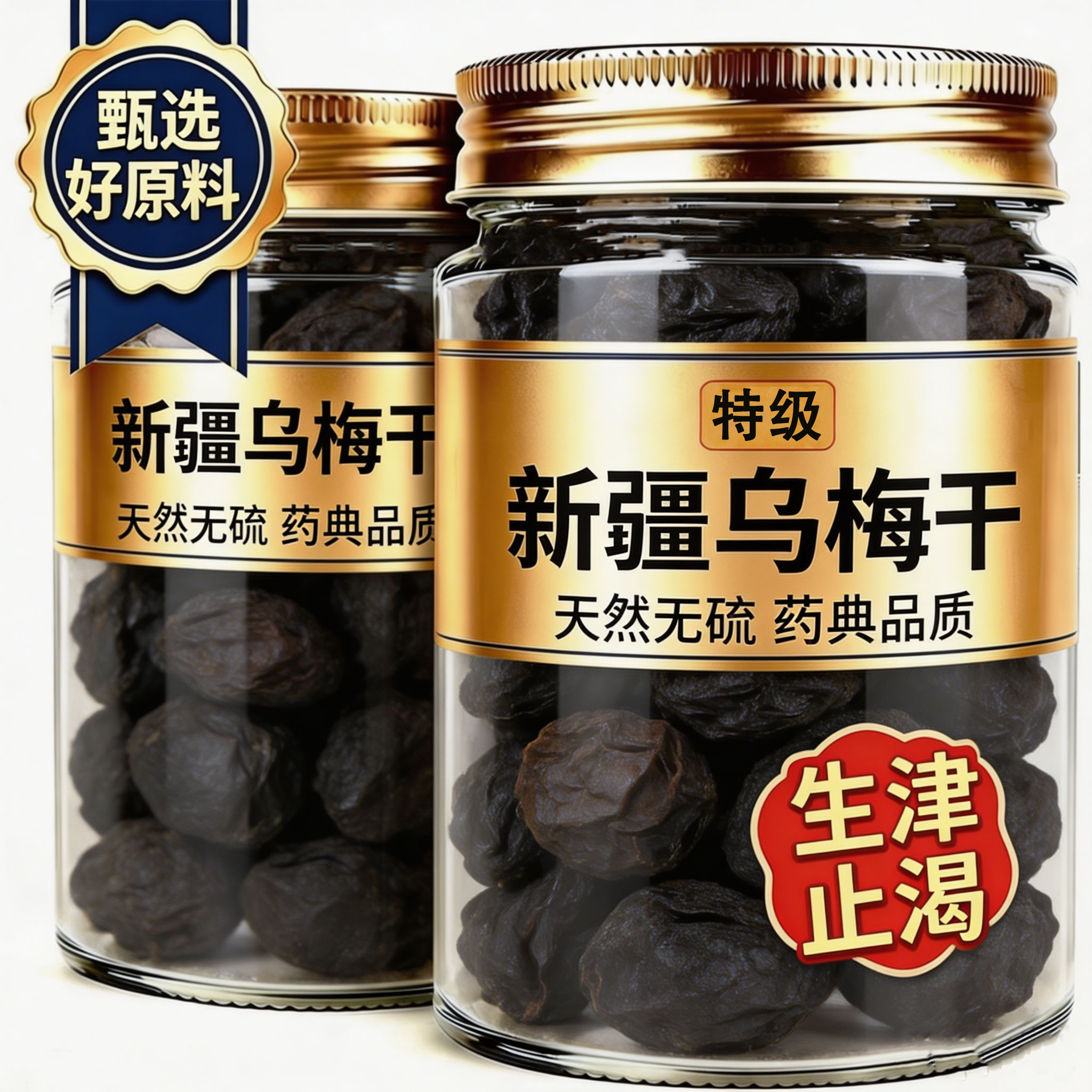 农科院乌梅干正品官方旗舰店新疆无糖无添加泡水中药材用正宗纯西