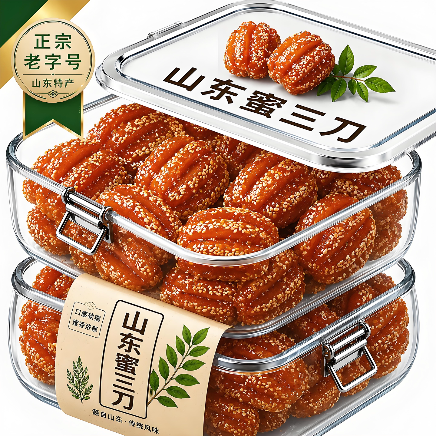 正宗山东特产蜜三刀老字号青州隆盛传统徐州手工老式官方旗舰店