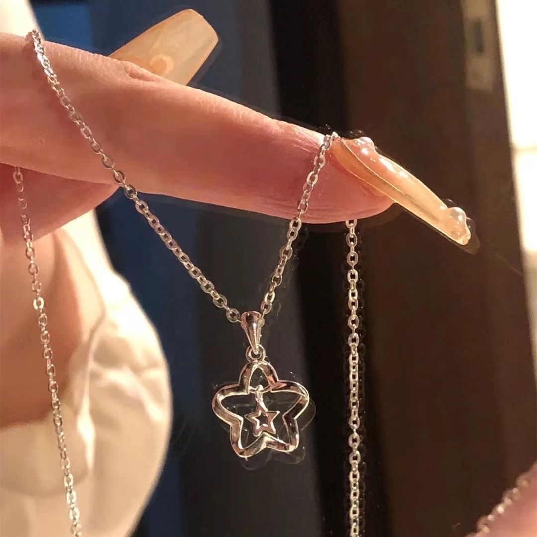小红书同款灵动幸运星项链