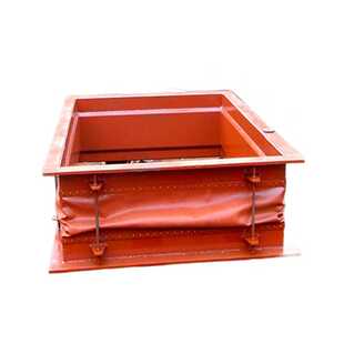 烟风道用纤维织物硅胶布方形非金属补偿器矩形软连接柔性蒙皮