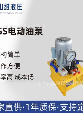 DSS小型液压电动泵工程机械大流量液压泵站德州液压超高压电动泵