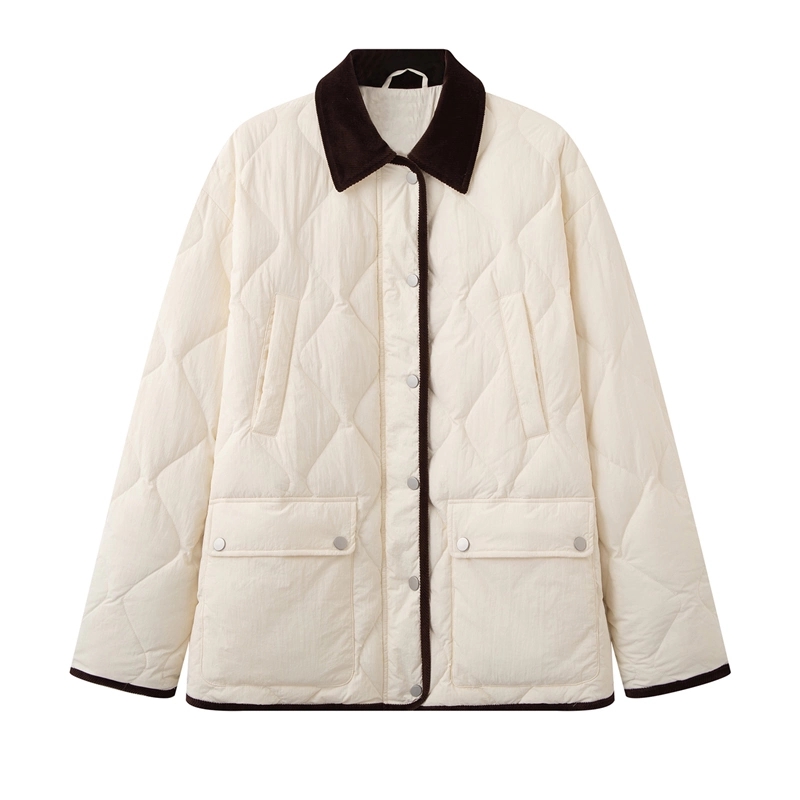 冬款宽松轻薄羽绒服外套