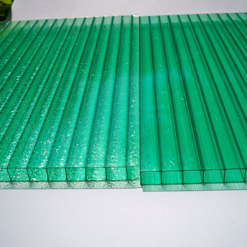 新品10mm聚碳酸酯阳光板卡布隆pc双层阳光板采光顶棚pc透明采光板