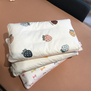 60支卡通儿童枕套 55宝宝乳胶枕头套 长绒棉贡缎小孩记忆枕35