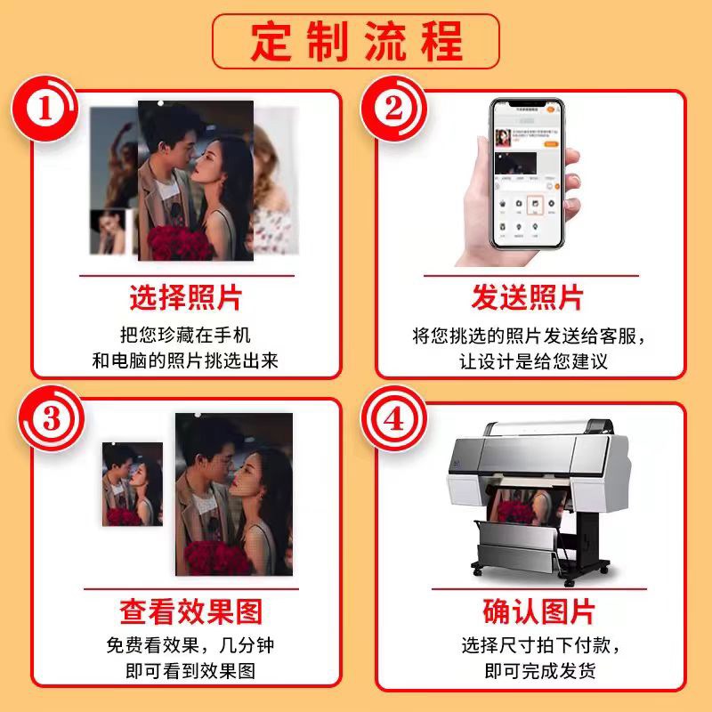 十字绣定制真人照片diy情侣客十字绣套件