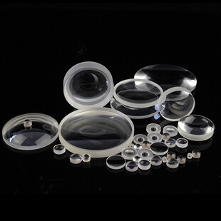 加工双凸透镜平凹玻璃镜片消色差胶合透镜镀膜定制光学成像平凸镜