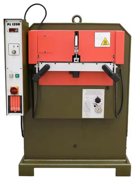 翻新Atom PL1250皮革压花机大板材热压标志汽车内饰家具