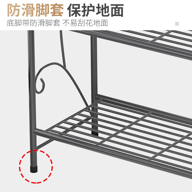 多层花架子室内家用落地式铁艺多肉植物摆放架阶梯花盆架阳台客厅