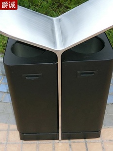 商场广场不锈钢垃圾桶小区分类垃圾桶户外不锈钢果皮箱垃圾桶