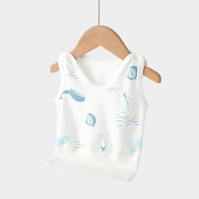 【撤柜专区】品牌专柜春秋无袖打底上衣新生A类背心纯棉护肚神器