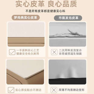 玄关桌面垫皮革防水防油防尘鞋 柜垫盖布可擦免洗电视柜垫餐边柜垫