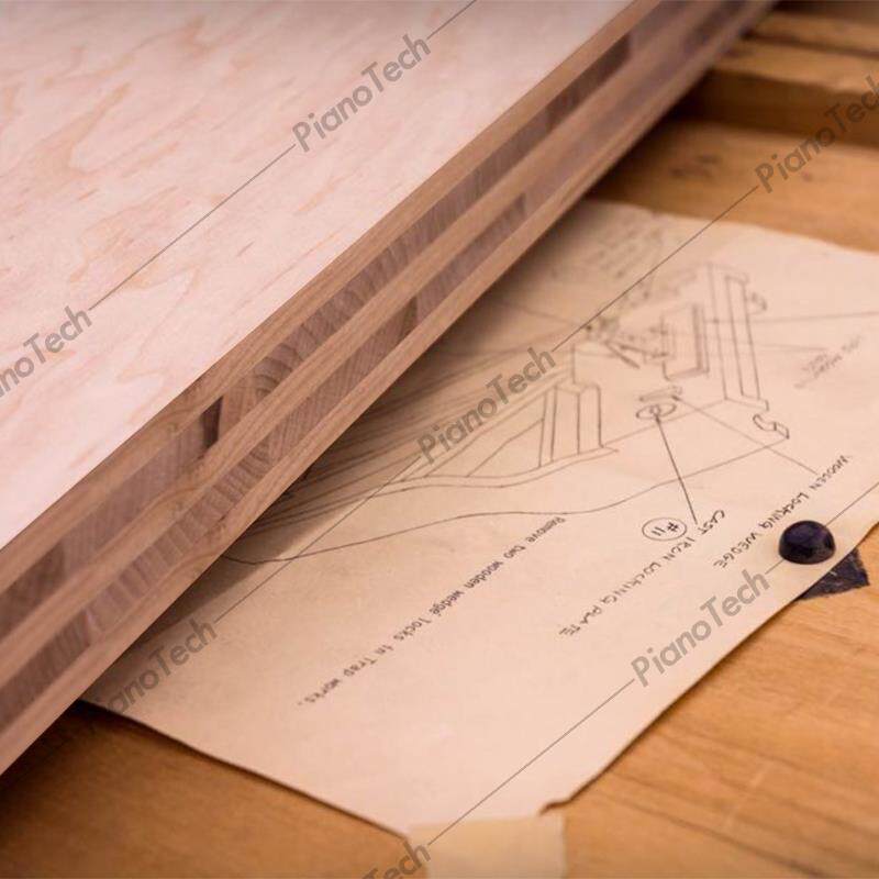 北美进口硬岩枫木弦轴板沙夫款施坦威弦轴板高端钢琴重建用弦轴