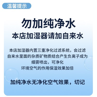 现货加湿器静音空气净化2022年新款家用卧室办公室桌面孕妇婴儿大