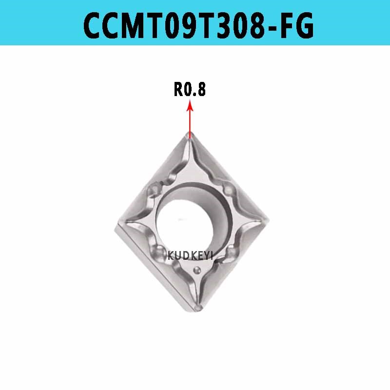 金属陶瓷菱形数控刀片CCMT09T304 09T304-FG CT3000 PV3010钢件用