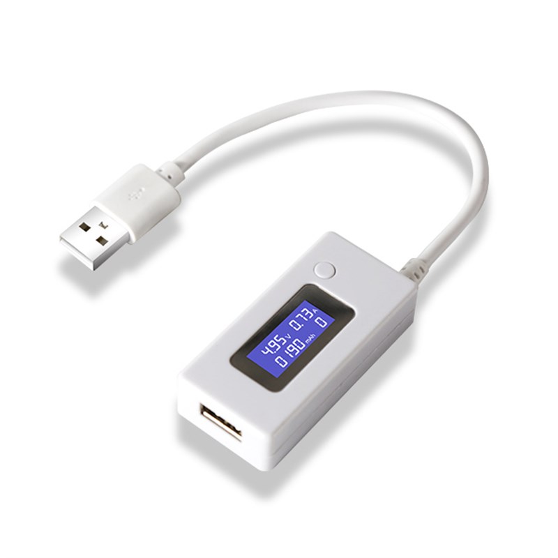 USB电池容量测试器电流电u压检测仪检测器测试表液晶数字显示工程