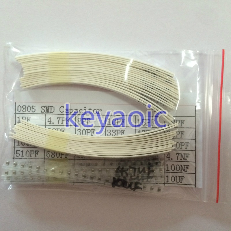 元件包 0805贴片电容器 混装 1PF-10UF 36种各20只20元包邮