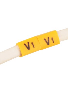 电机专用号码管U1/U2/W1/W2/V1/V2电线套管标识线号管1.5-50平方