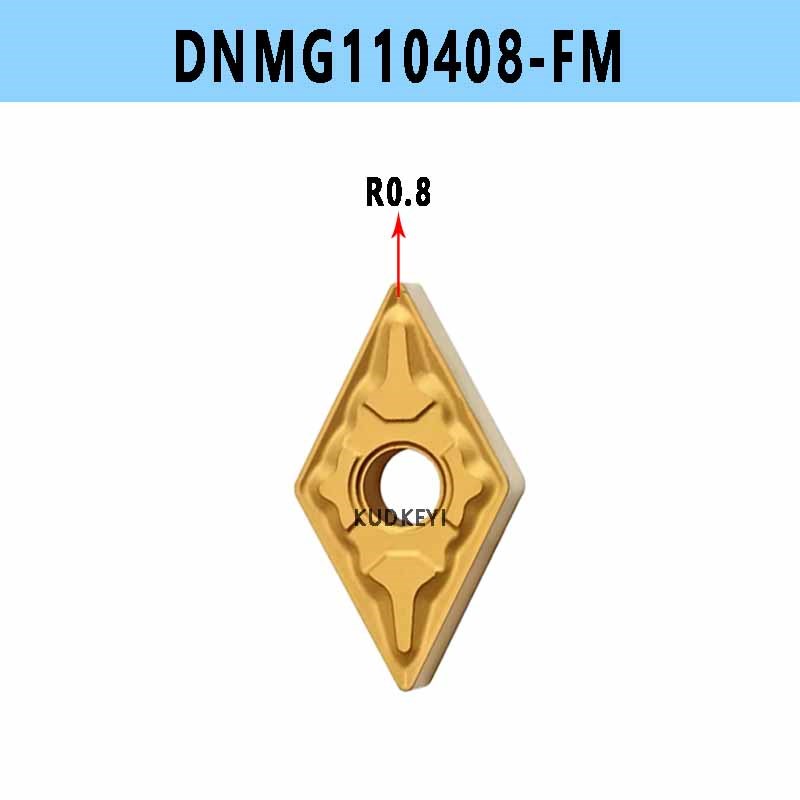 55度菱形数控刀片DNMG110404 110408-FM不锈钢耐磨钢件刀片