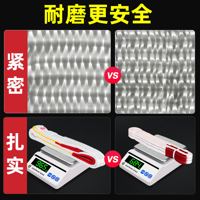 国标吊装带起重吊带白色扁平5吨行车工业吊车吊绳拖车叉车布带2T,纺织面料/辅料/配套,其他纺织机械,淘宝优惠券,粉丝福利购,淘宝优惠卷