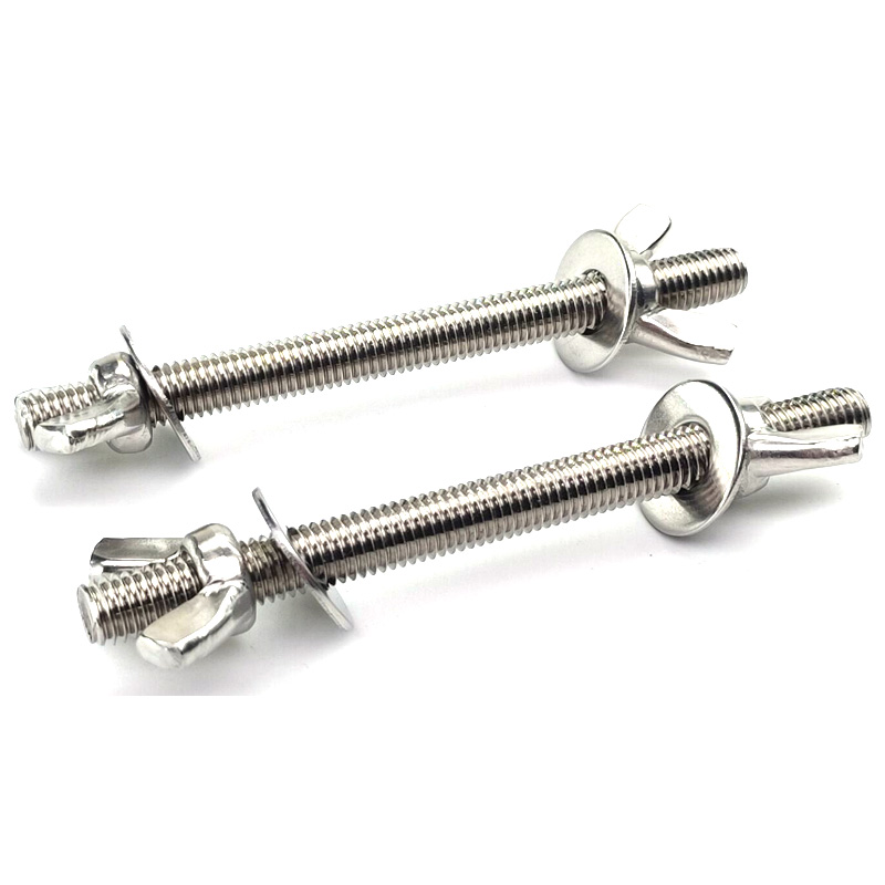 304 不锈钢穿墙螺丝n加长螺杆丝杆对穿螺栓手拧螺母套装M6M8M10M1