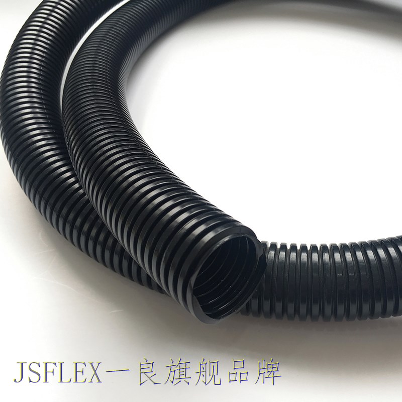 阻燃PA尼龙波纹管防水电缆线保护套管护线穿线电工塑料软管可开口