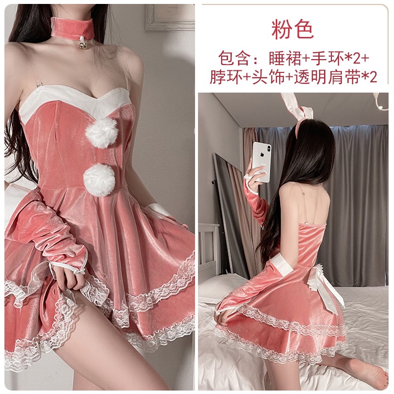 圣诞节cocs服装制服纯欲风连衣裙女装甜辣妹氛围套装短裙子性感