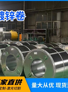 无花镀锌卷现货DX51D镀锌板  有花镀锌卷 高锌层40g-275g白铁皮