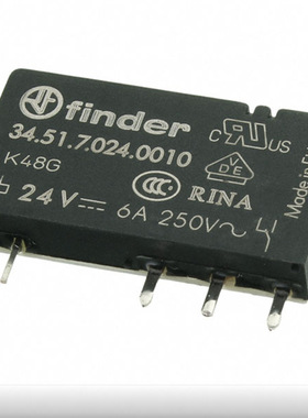 Finder Relays 功率继电器 34.51.7.024.0010 高于2A 全系列销售