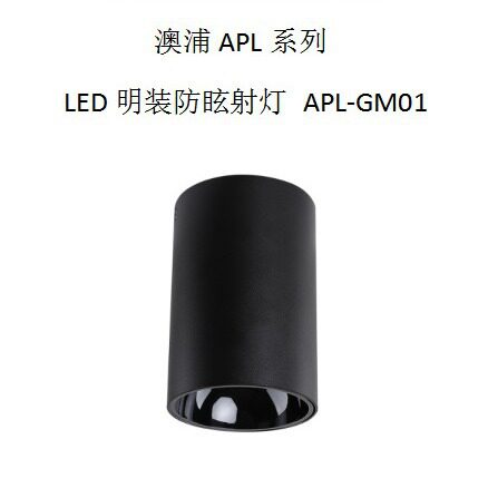 迴龙灯饰澳浦系列铝LED防眩射灯18W30W40W可选配白杯和黑杯平板灯