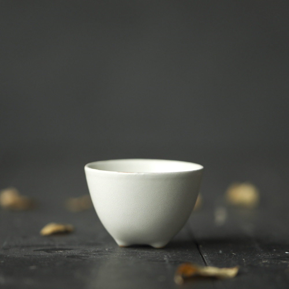 手工制作志野原图杯 和风质朴 茶壶 煎茶杯 清酒杯 对杯 职人手作