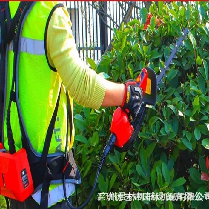 恩加J35C单手电动充电绿篱机绿化修剪机园林绿篱剪修花篱笆采茶机