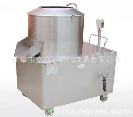 热销红薯土豆脱皮机 商用350型450型不锈钢电动削皮机