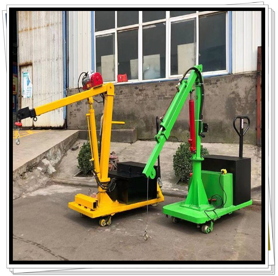 单臂起重500公斤液压小吊机全自动轻型起重设备旋转悬臂吊