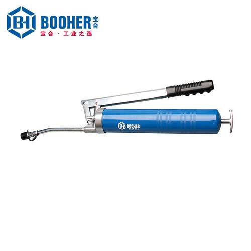 宝合Booher3601101高强度手动黄油枪400CC铝合金材质防滑设计