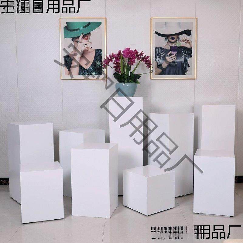木质烤漆展示台地台橱窗展示台工艺品陈列架展台架柜模特底座