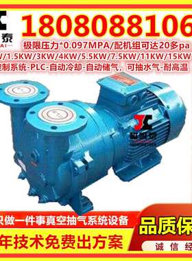 铁叶轮真空泵2BV5111液环式真空泵石家庄真空泵双极水环泵真空泵
