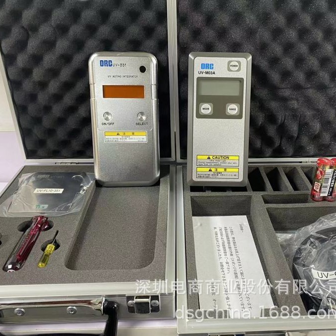 日本ORC 紫外线照度计付光量计UV-351-1